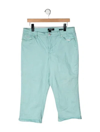 Pre-owned Nine West Straight Leg Pants In Green