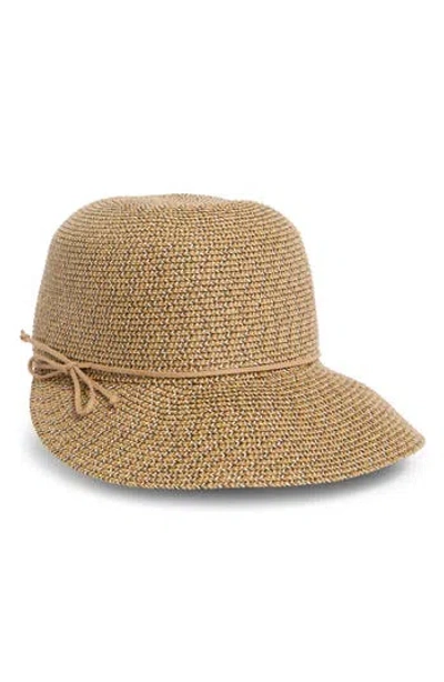 Nine West Straw Framer Hat In Neutral