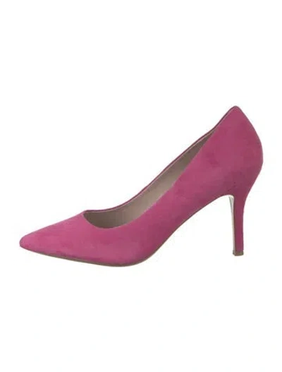 Pre-owned Nine West Suede Pumps In Pink