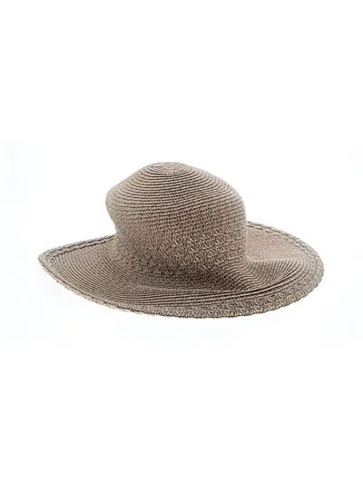 Pre-owned Nine West Sun Hat In Brown