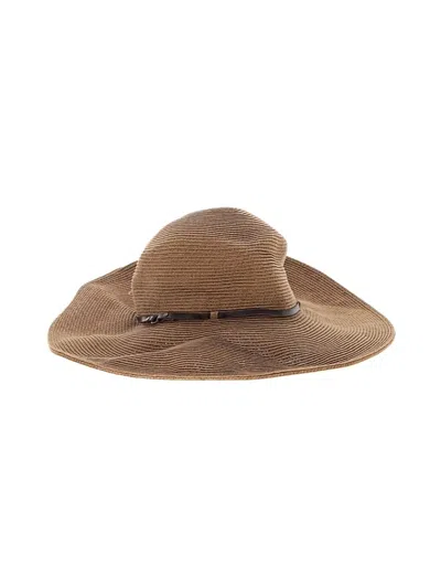 Pre-owned Nine West Sun Hat In Brown