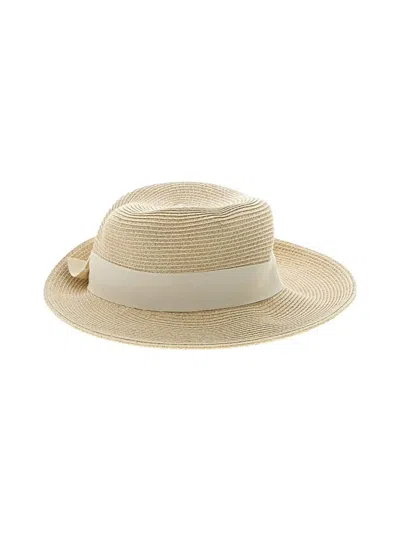 Pre-owned Nine West Sun Hat In Ivory