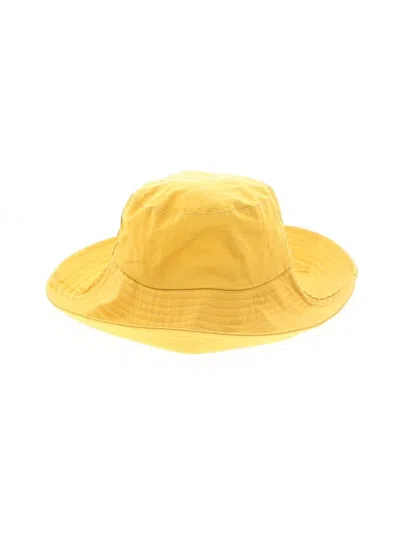 Pre-owned Nine West Sun Hat In Yellow