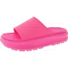 Nine West Sunshin 3 Womens Solid Open Toe Pool Slides In Pink