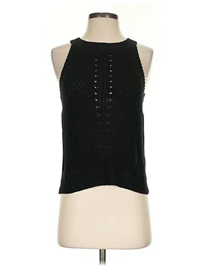 Pre-owned Nine West Sweater Vest In Black
