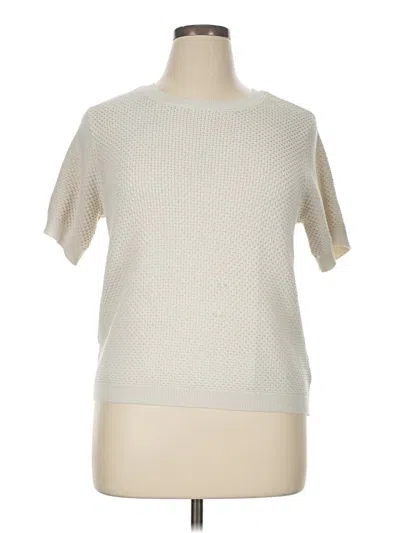 Pre-owned Nine West Sweater Vest In White