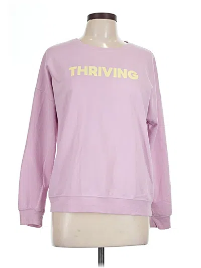 Pre-owned Nine West Sweatshirt In Pink