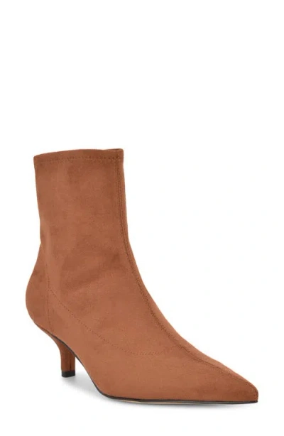 Nine West Tabbie Bootie In Neutral