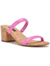 Nine West Tae 3 Womens Patent Round Toe Block Heel In Pink