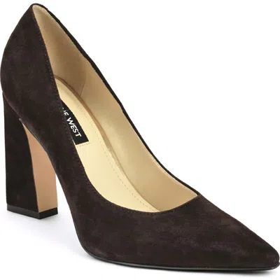 Nine West Tamant Pointed Toe Pump In Brown