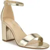 Nine West Tanela Ankle Strap Sandal In Gold