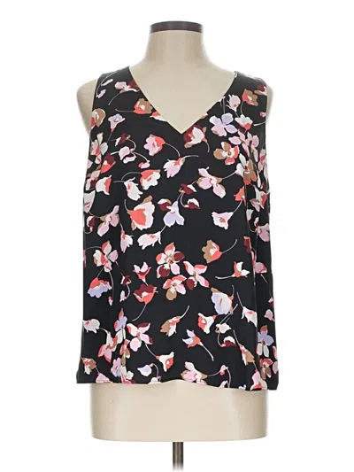 Pre-owned Nine West Tank Top Black Cold Shoulder Neckline Tops