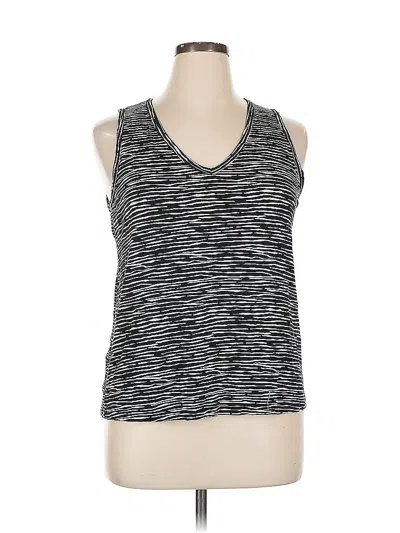 Pre-owned Nine West Tank Top Black Halter Neckline Tops
