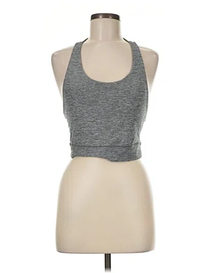 Pre-owned Nine West Tank Top Gray Halter Neckline Tops