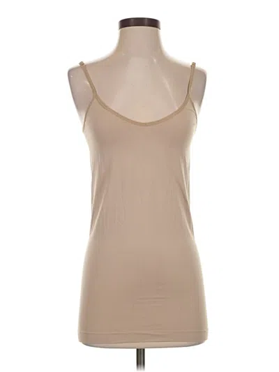 Pre-owned Nine West Tank Top Tan Halter Neckline Tops
