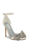 Nine West Tansie Ankle Strap Sandal In White