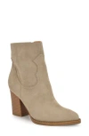Nine West Taytay Pointed Toe Bootie In Taupe