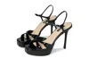 Nine West Tates Ankle Strap Platform Sandal In Multi