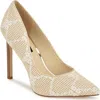 Nine West Tatiana Pointed Toe Pump In Neutral