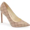 Nine West Tatiana Pointed Toe Pump In Neutral
