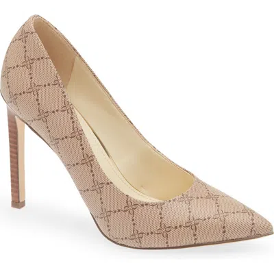 Nine West Tatiana Pointed Toe Pump In Neutral
