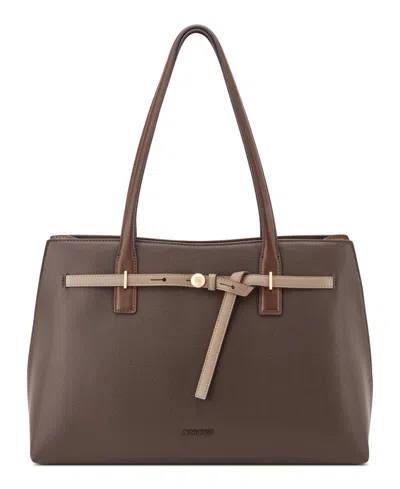 Nine West Tayci Laptop Large Tote Handbag In Multi