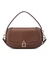 Nine West Tenely Small Flap Crossbody Bag In Brown