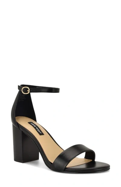 Nine West Toniann Ankle Strap Sandal In Black