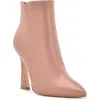 Nine West Torrie Womens Leather Casual Ankle Boots In Animal Print