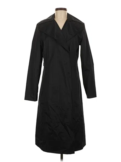 Pre-owned Nine West Trenchcoat In Black