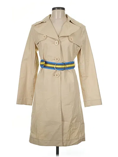 Pre-owned Nine West Trenchcoat In Tan