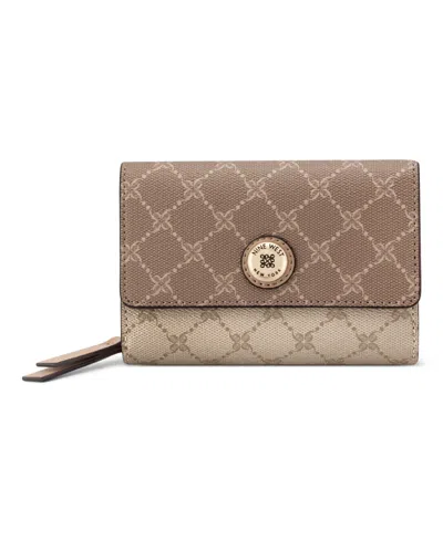 Nine West Trista French Mini Wallet In Brown