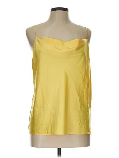 Pre-owned Nine West Tube Top Yellow Strapless Neckline Tops