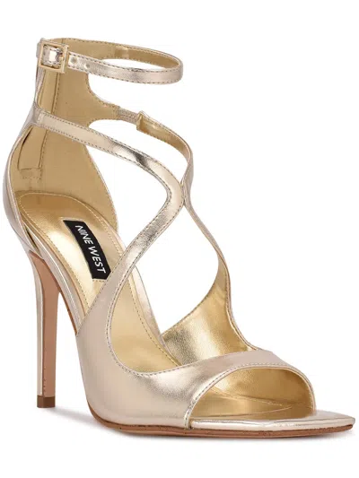 Nine West Tulah 3 Womens Solid Pumps In Gold