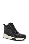 Nine West Tumble High Top Sneaker In Black