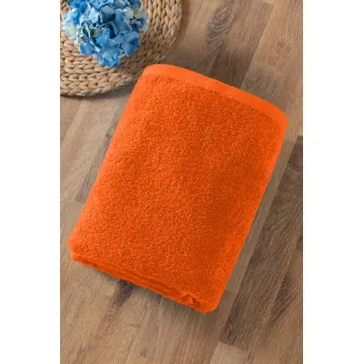 Nine West Turkish Cotton Bath Sheet In Orange
