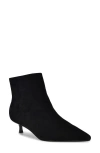 Nine West Turrel Pointed Toe Kitten Heel Bootie In Black