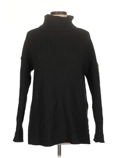 Pre-owned Nine West Turtleneck Sweater In Black