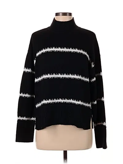 Pre-owned Nine West Turtleneck Sweater In Black
