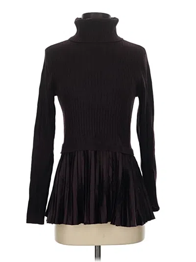 Pre-owned Nine West Turtleneck Sweater In Black