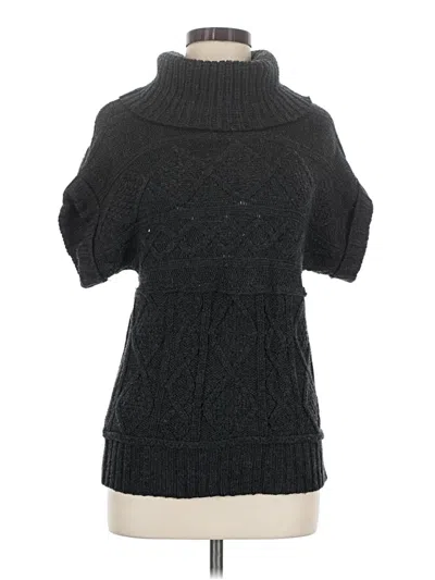 Pre-owned Nine West Turtleneck Sweater In Black