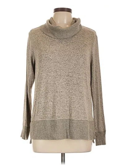 Pre-owned Nine West Turtleneck Sweater In Brown