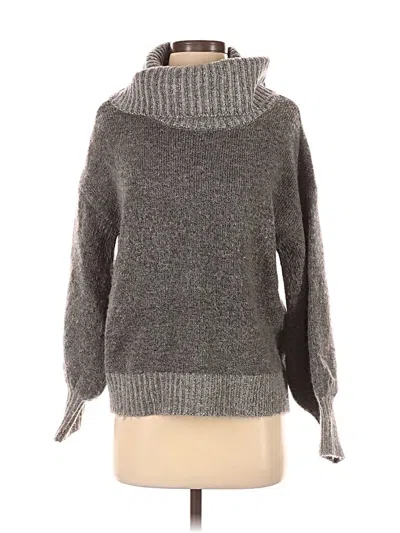 Pre-owned Nine West Turtleneck Sweater In Gray