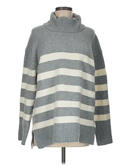 Pre-owned Nine West Turtleneck Sweater In Gray