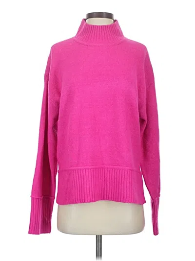 Pre-owned Nine West Turtleneck Sweater In Pink