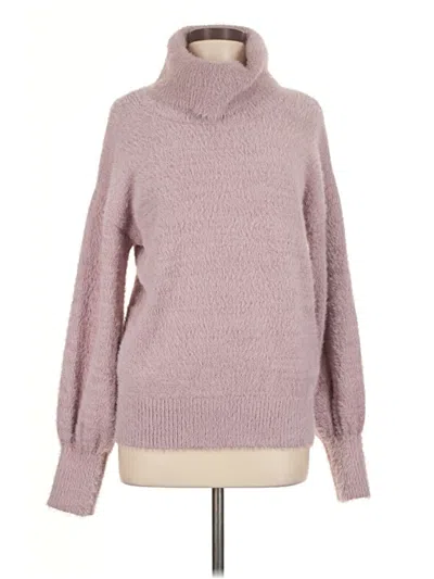 Pre-owned Nine West Turtleneck Sweater In Pink
