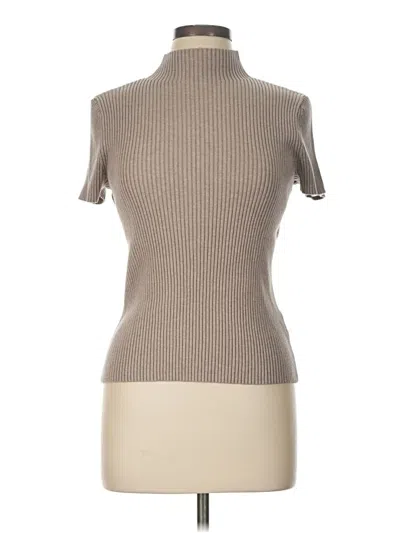 Pre-owned Nine West Turtleneck Sweater In Tan