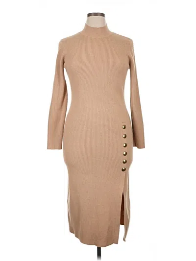 Pre-owned Nine West Turtleneck Sweater In Tan