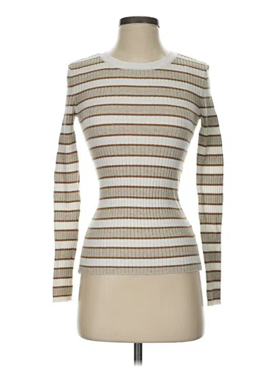 Pre-owned Nine West Turtleneck Sweater In White