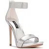 Nine West Utell3 Womens Dressy Stilleto Heels In Silver